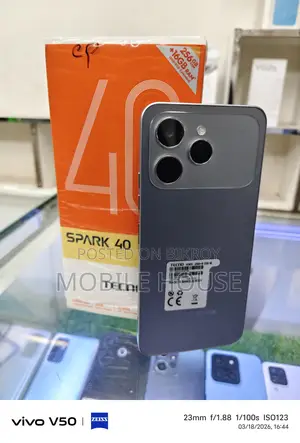Tecno Spark 40 8/256 full box 🎁 (Used)