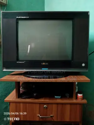 SINGER CRT 21" Flat Colour TV