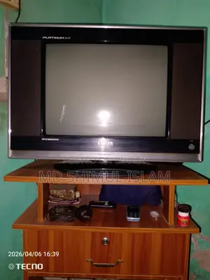 SINGER CRT 21" Flat Colour TV