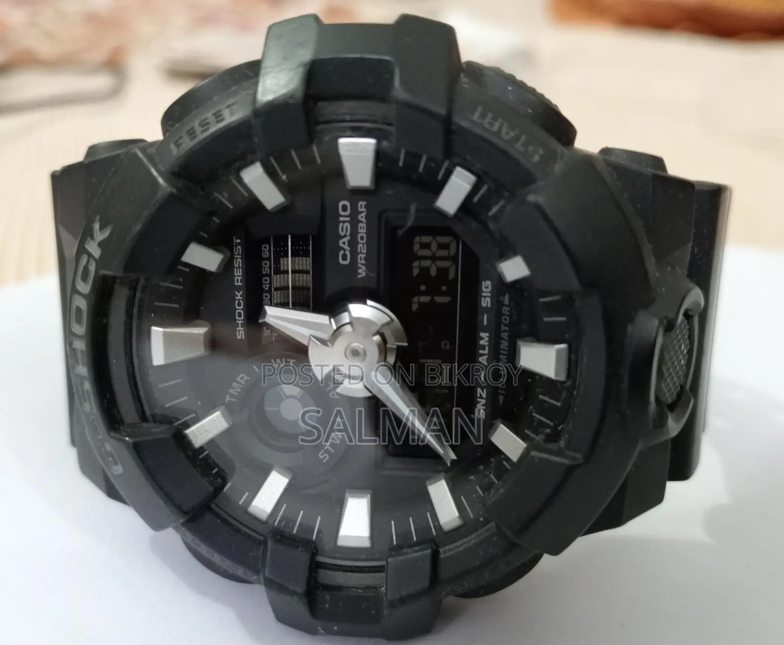 Casio G-Shock Ga-700-1b (Matte Black)