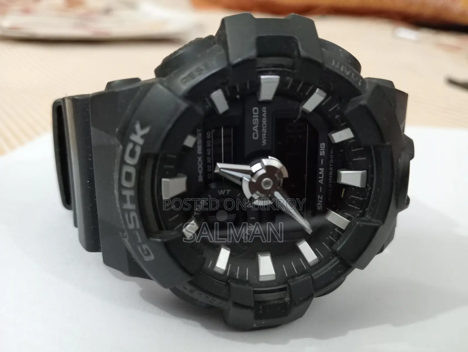 Casio G-Shock Ga-700-1b (Matte Black)