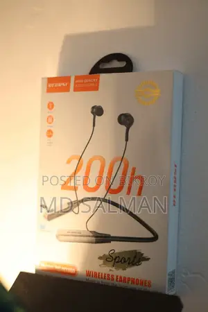 “200 Hours Battery Wireless Neckband Earphones ”
