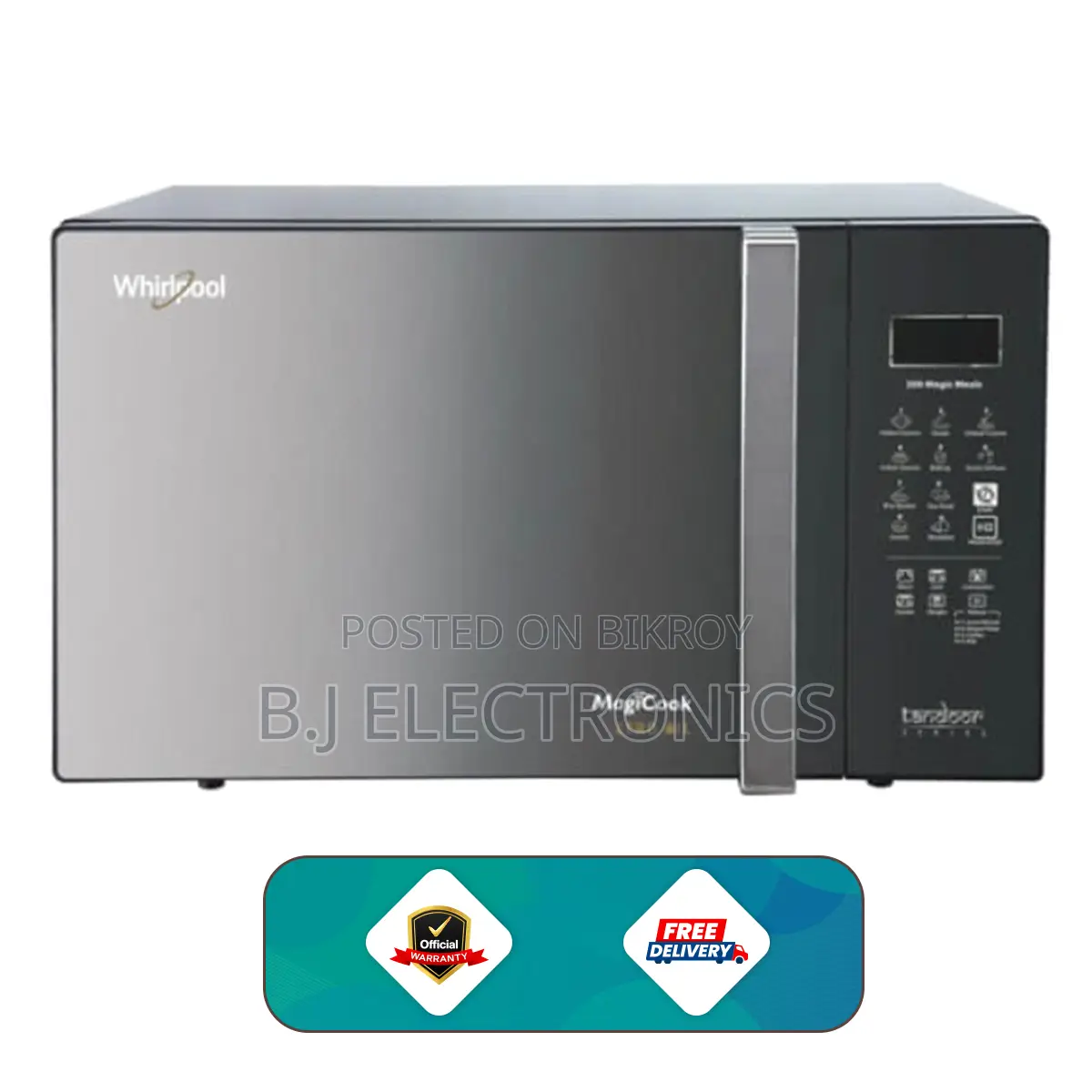 Whirlpool MAGICCOOK Microwave Convection 30 Liter Black (Best Price)