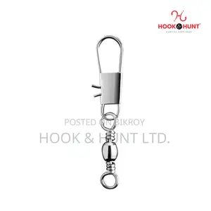 25 Pcs 01–05 Size Fishing Swivel Interlock Snap | Hook & Hunt