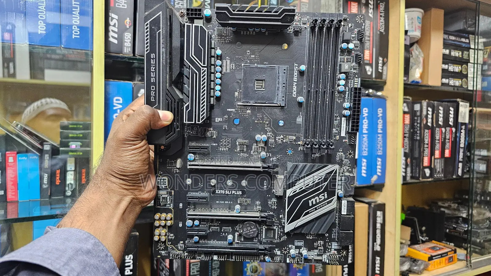 MSI X370 SLI PLUS AM4 AMD ATX Gaming Proffesional Motherboard