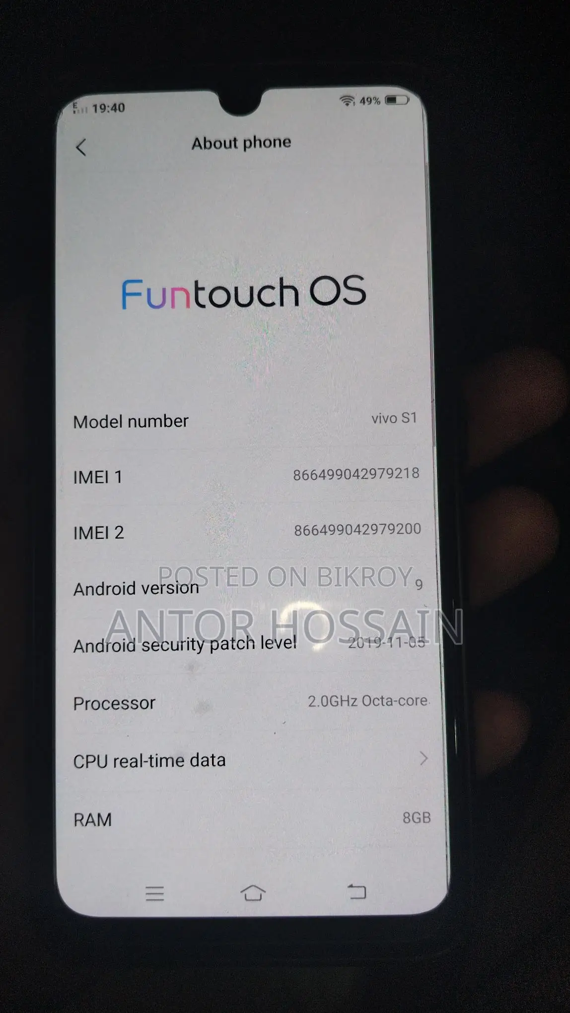 Vivo S1 (Used)
