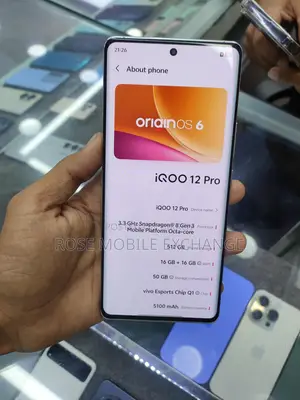 আইকিউওও ১২ প্রো ১৬/৫১২জিবি (ব্যবহৃত)