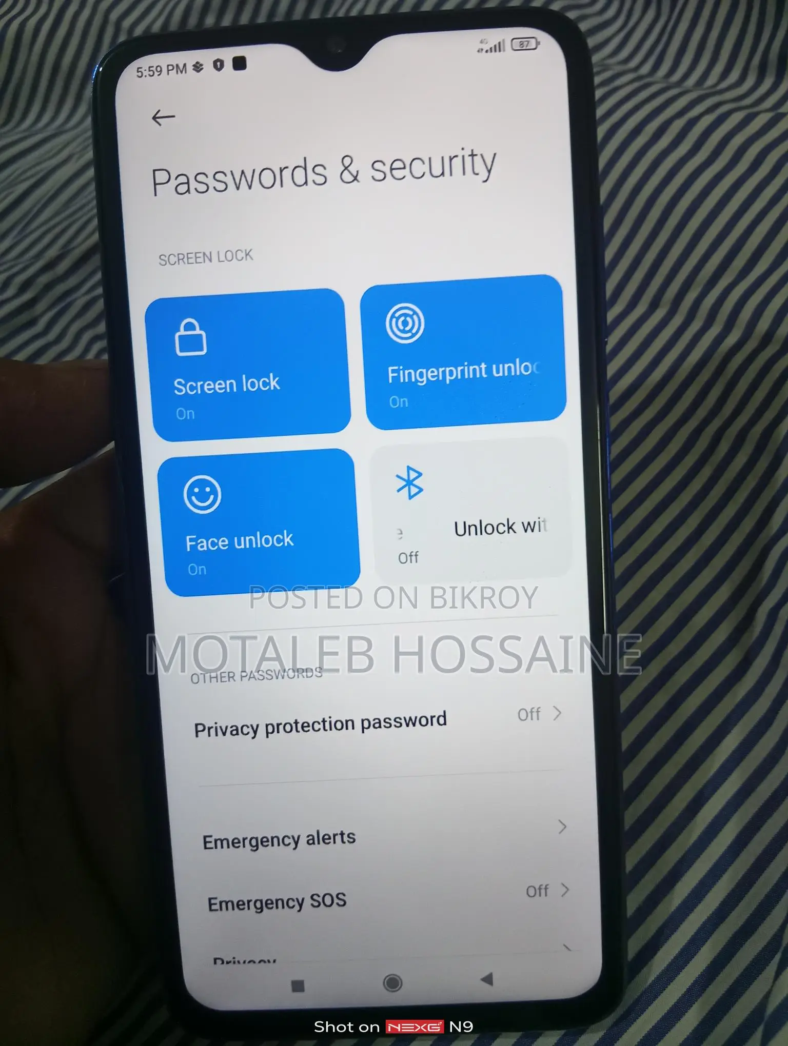 Xiaomi Redmi Note 8 Pro 6/128GB (ব্যবহৃত)