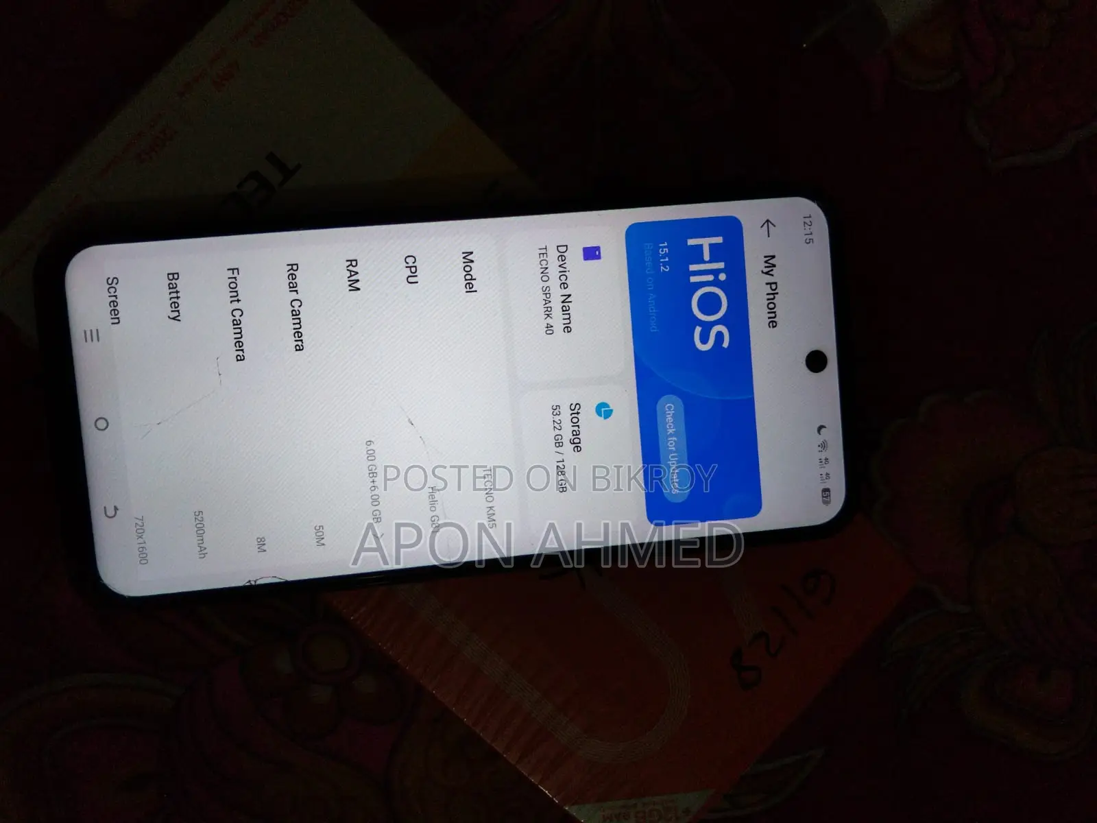 Tecno Spark 40 (Used)