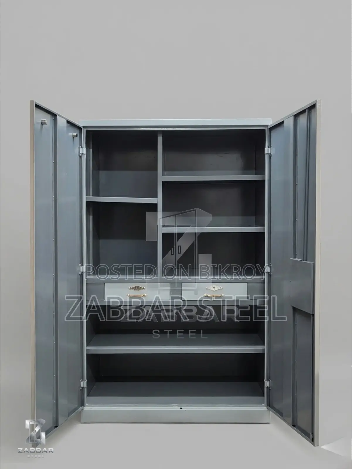 Two-Door Steel Almirah — A Simple, Sturdy, and Stylish Solution!
