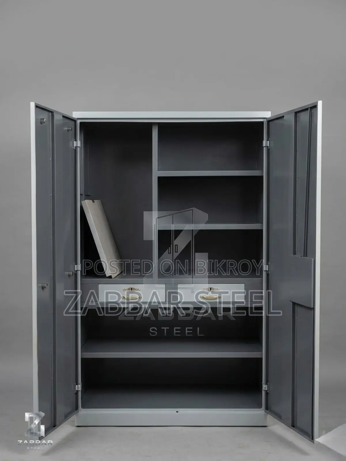 Two-Door Steel Almirah — A Simple, Sturdy, and Stylish Solution!
