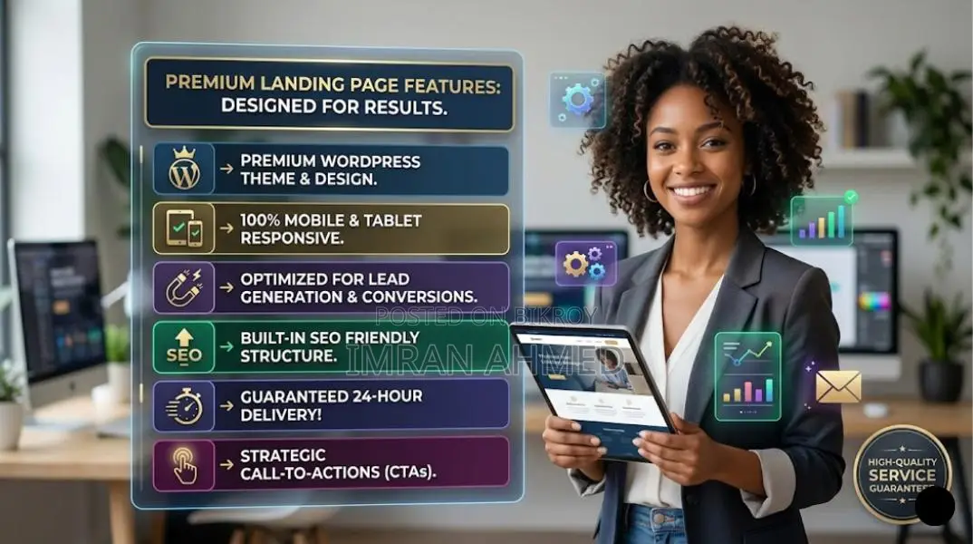 I Will Design A Responsive Wordpress Landing Page In 24 Hours
