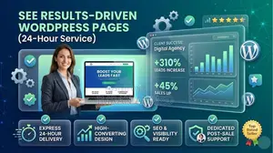 I Will Design A Responsive Wordpress Landing Page In 24 Hours