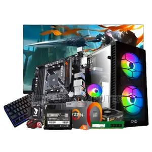 Ryzen 5 5600g Pc+19 Led Hpসম্পূর্ণ ফ্রেশ Ssd 128gb.ram 8gb Ddr4
