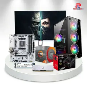 Ryzen 5 5600g Pc+19 Led Hpসম্পূর্ণ ফ্রেশ Ssd 128gb.ram 8gb Ddr4