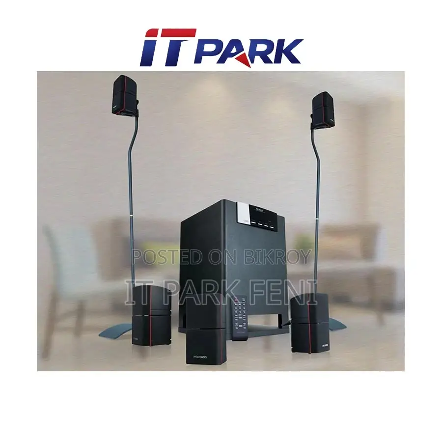 Microlab X15BT 5:1 Bluetooth Black Multimedia Home Theater