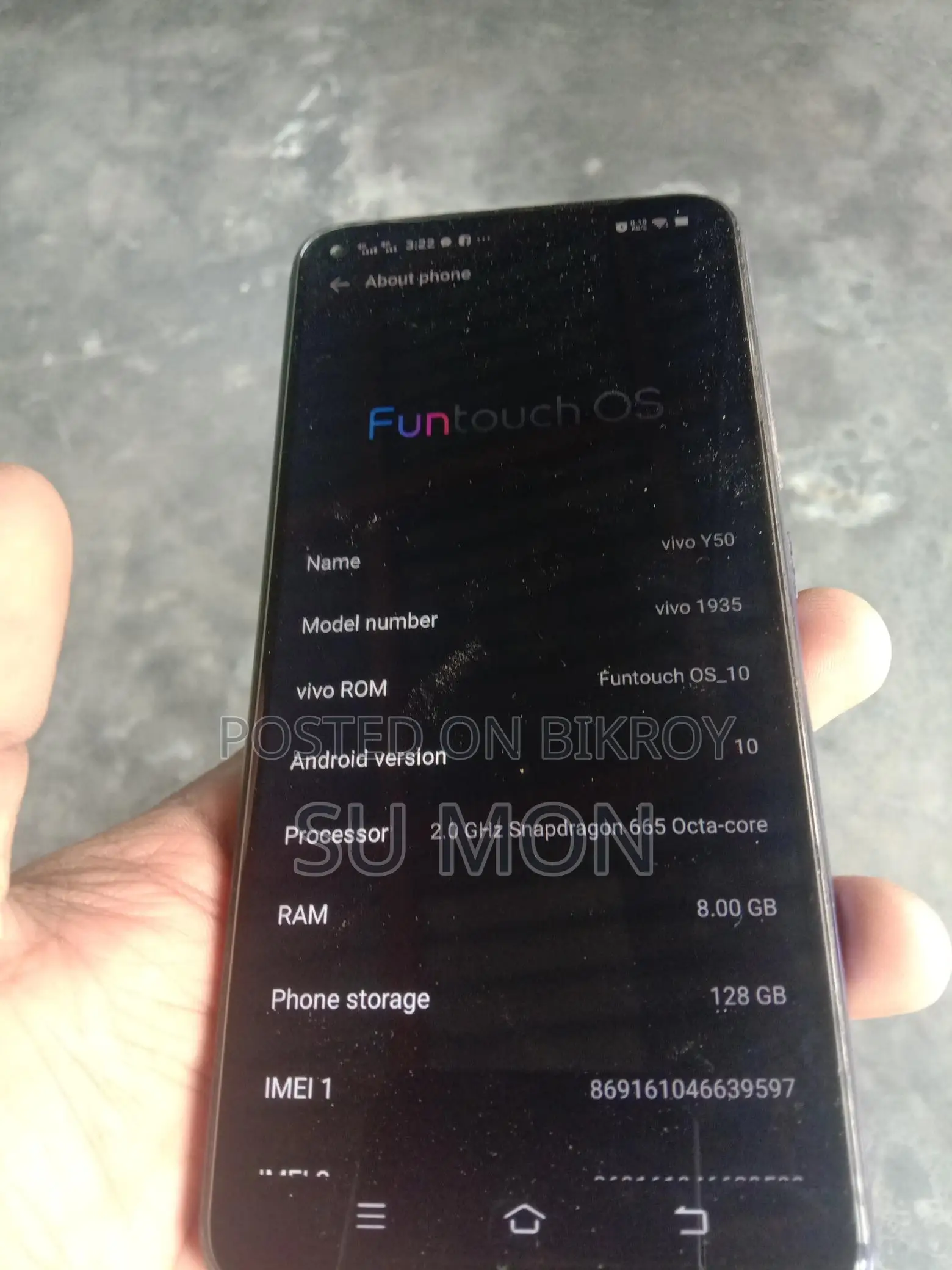 Vivo Y50 (Used)