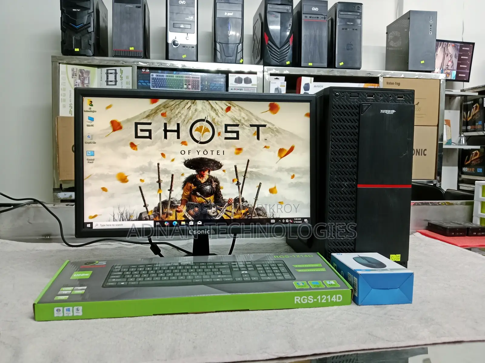 Intel Core I3 (3rd Gen) + 19″ HD Plus LED Monitor - Full Desktop Setup
