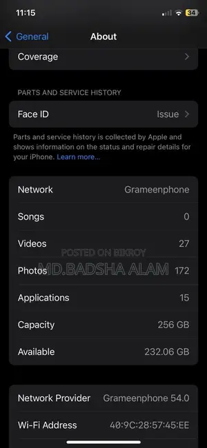 Apple iPhone X (Used)