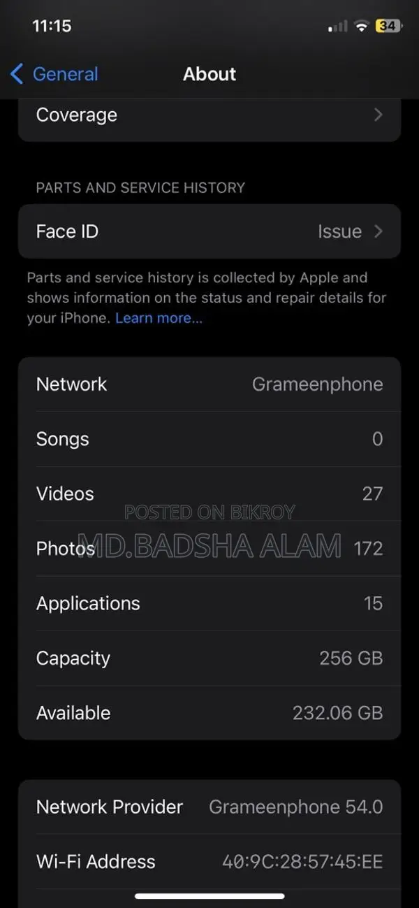 Apple iPhone X (Used)