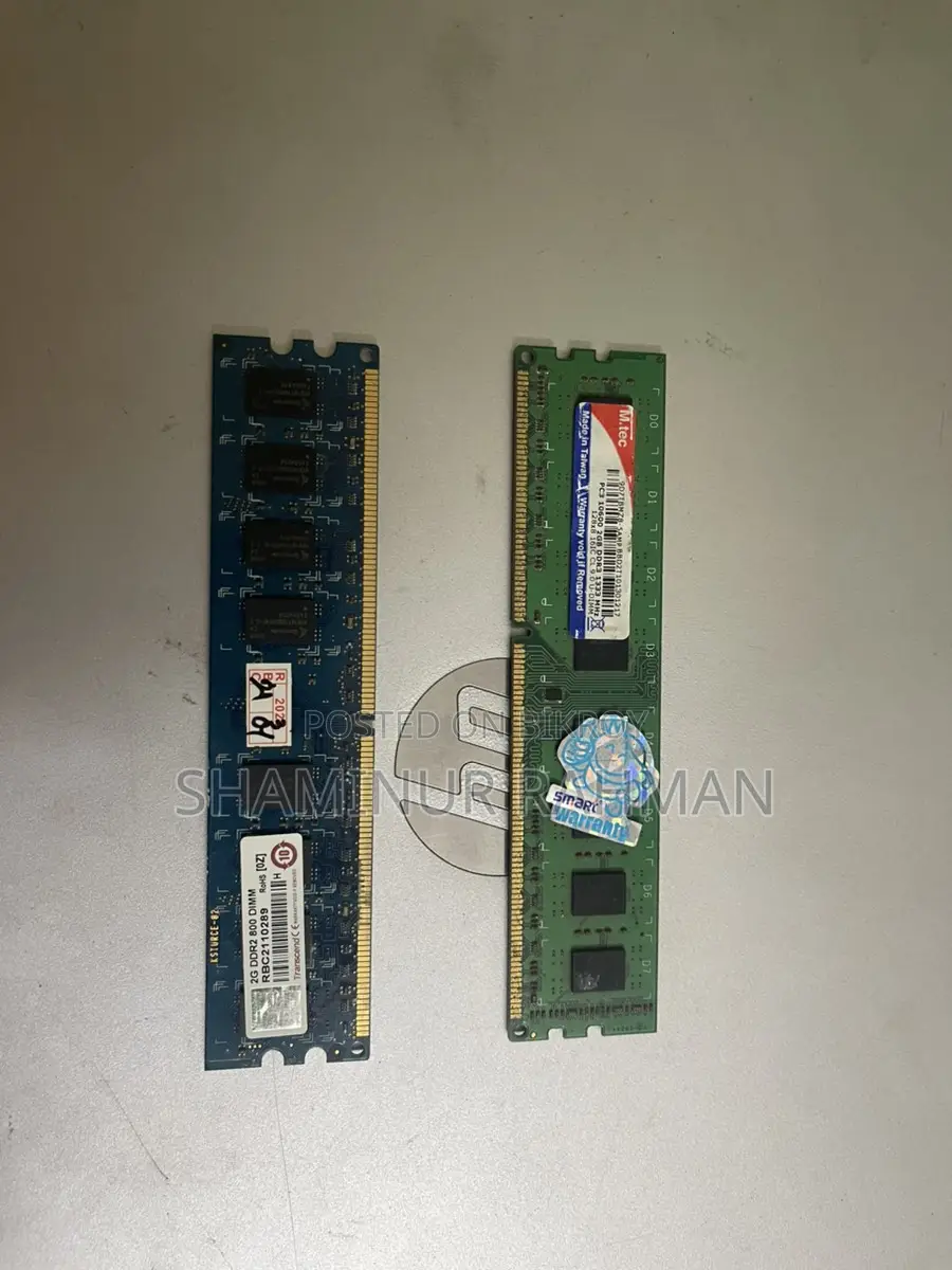 One 2GB and one 4GB RAM