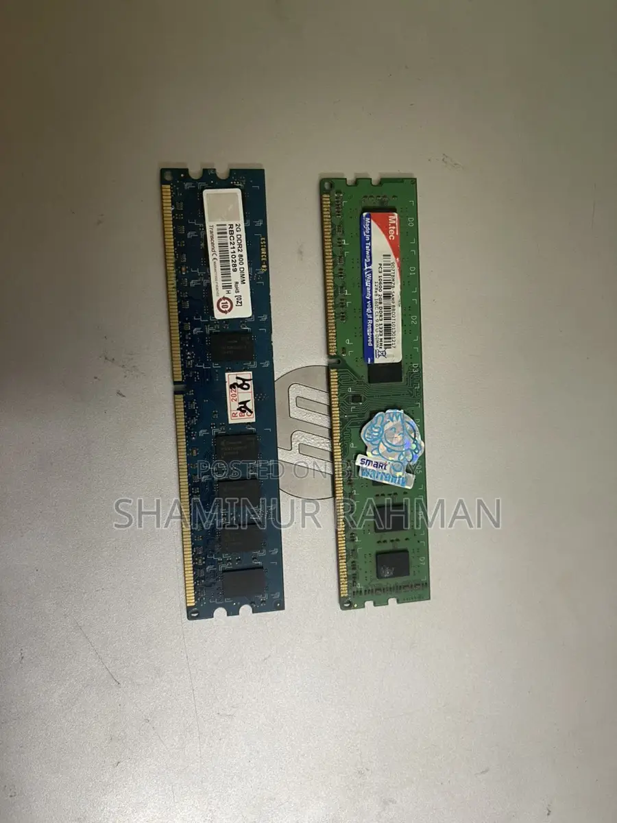 One 2GB and one 4GB RAM