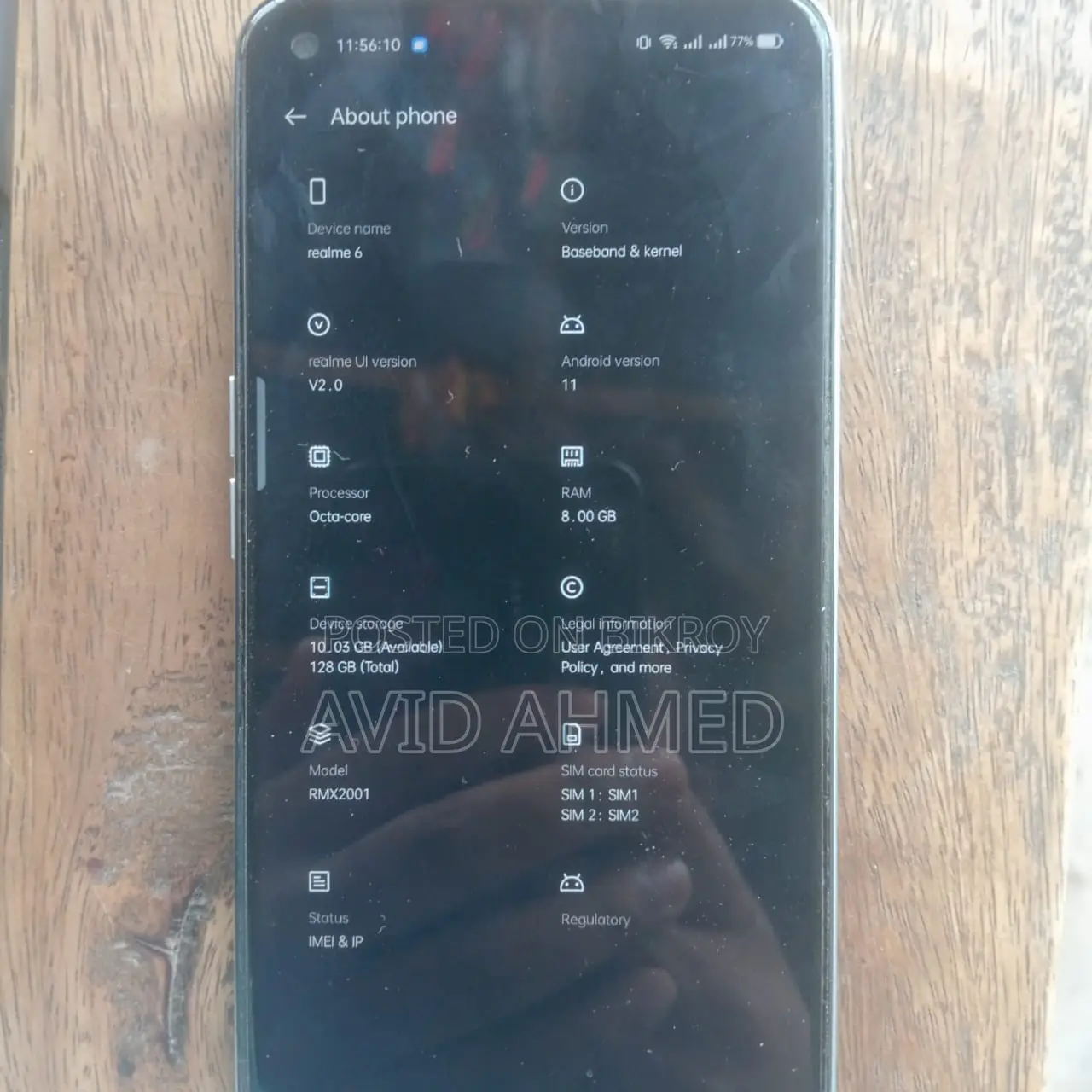 Realme 6 . (Used)