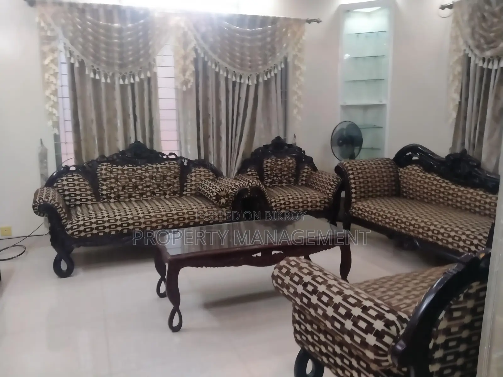 2250 sft full furnished apartment rent in banani
