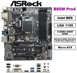 New Asrock B85M with 1-Year Warranty
