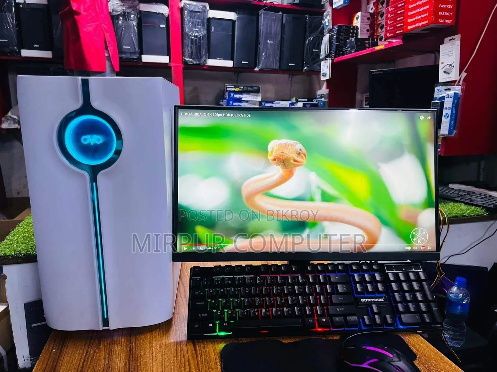 Dextop computer CORE I5.3GEN 19 LEDসম্পূর্ণ ফ্রেশ মনিটর
