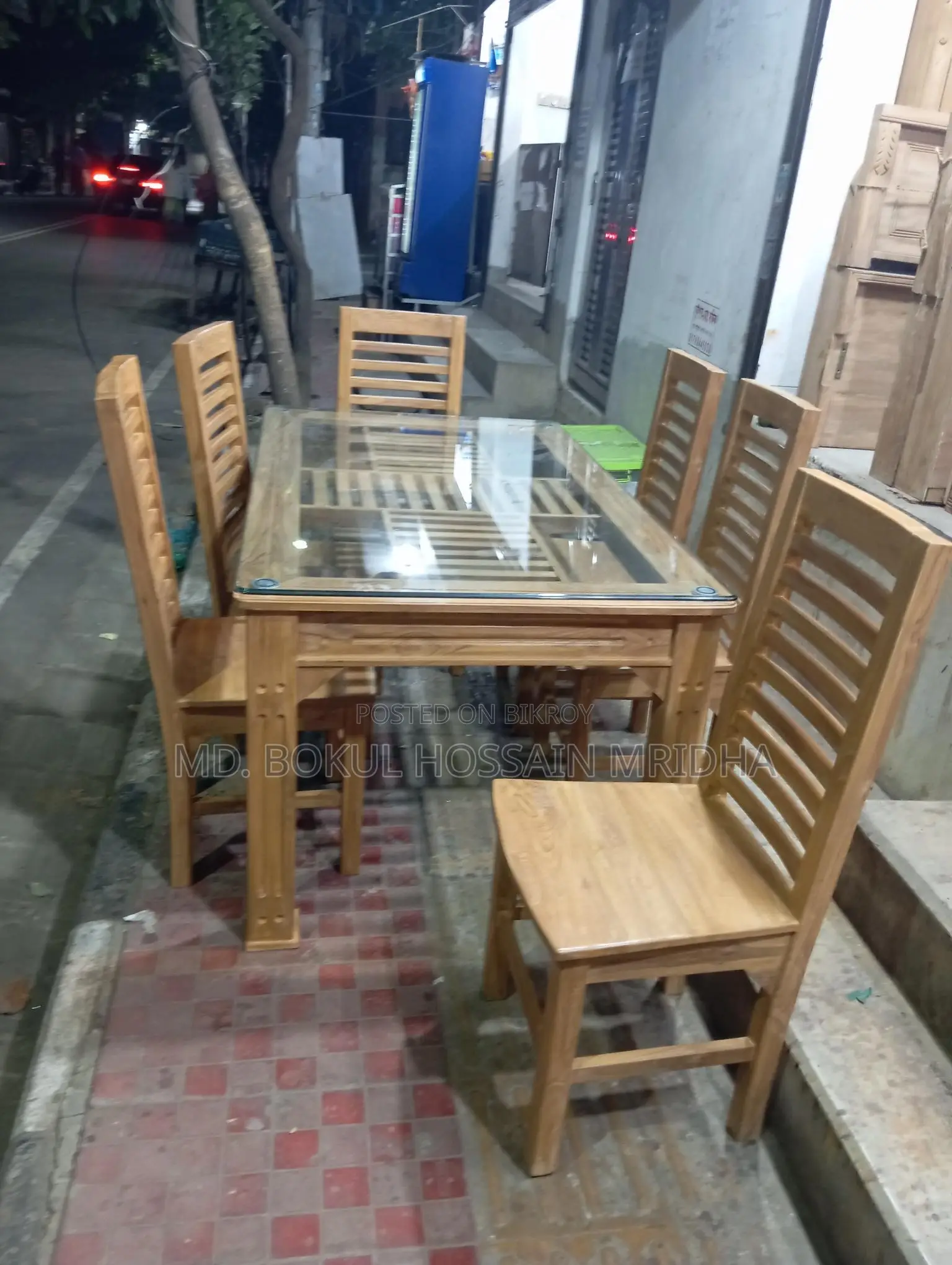 Dining table & 6 chair segun kat.