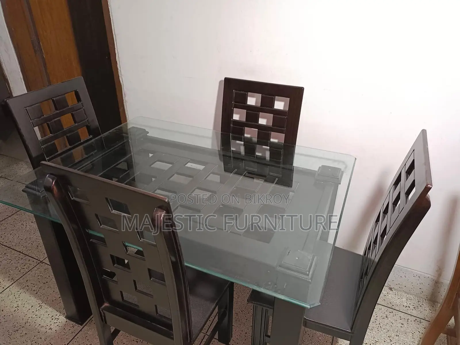 DINING SET MALAYSIAN MDF. M # 6357