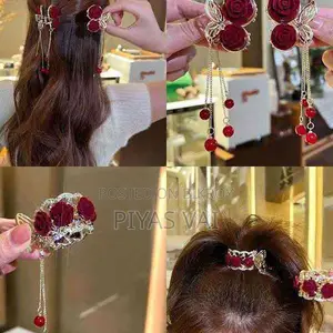 Hair accessory rose