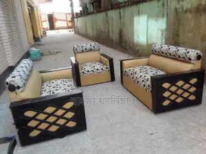 Rahma Furniture Exclusive Jali Design Sofa Set With Center Tea Table