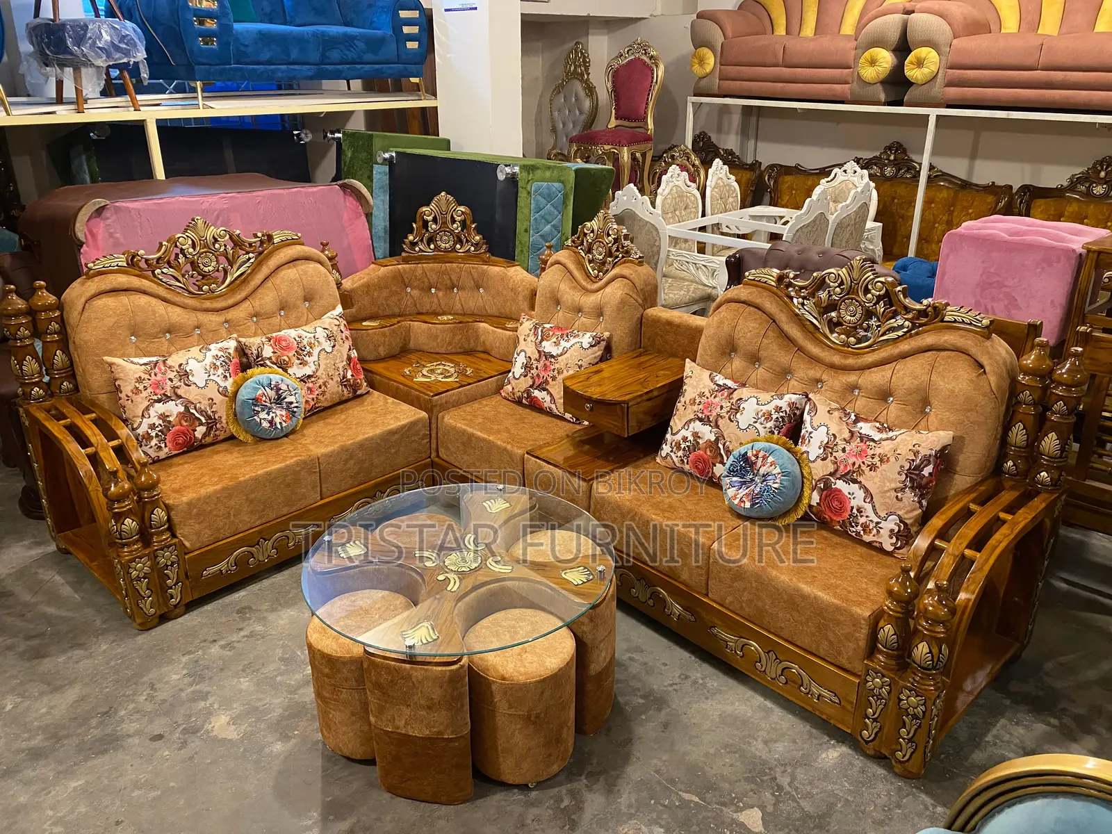 Modern Corner Sofa Set SL309F