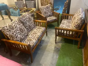 মডার্ন সেগুন কাঠের সোফা সেট