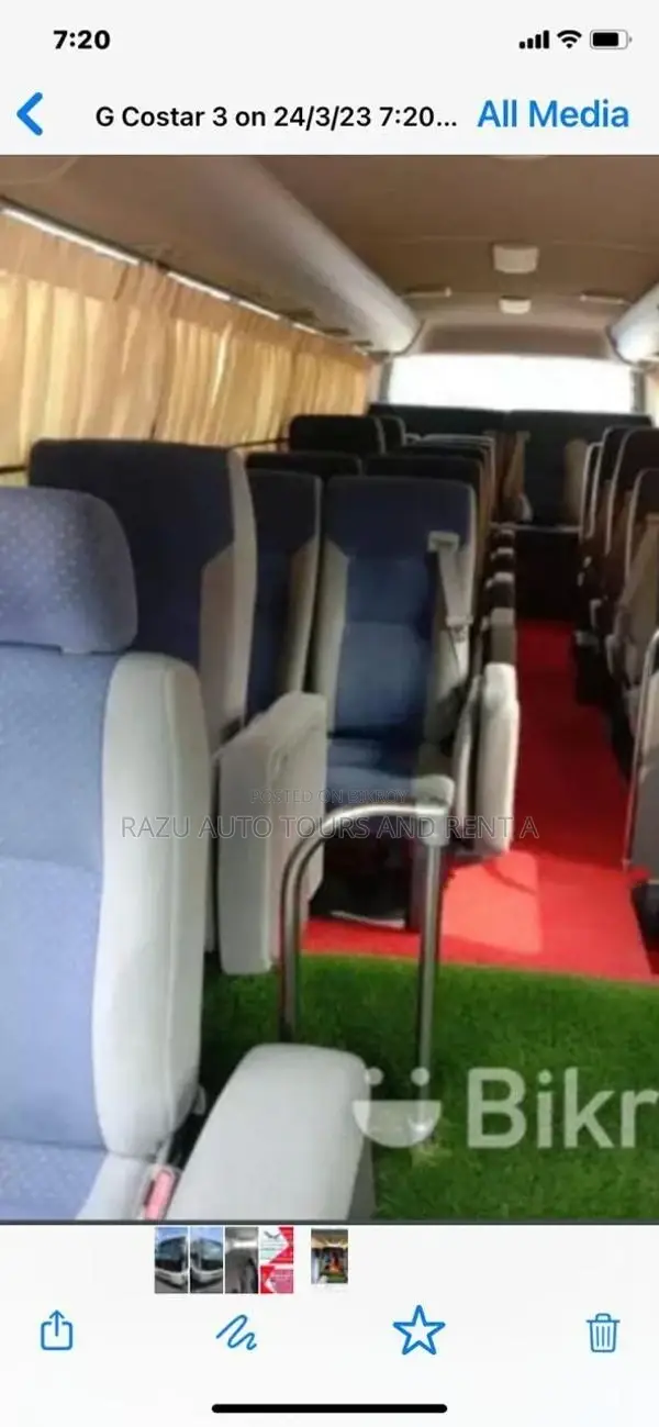 Ac Mini Coaster Bus For Rent (29 Seats)