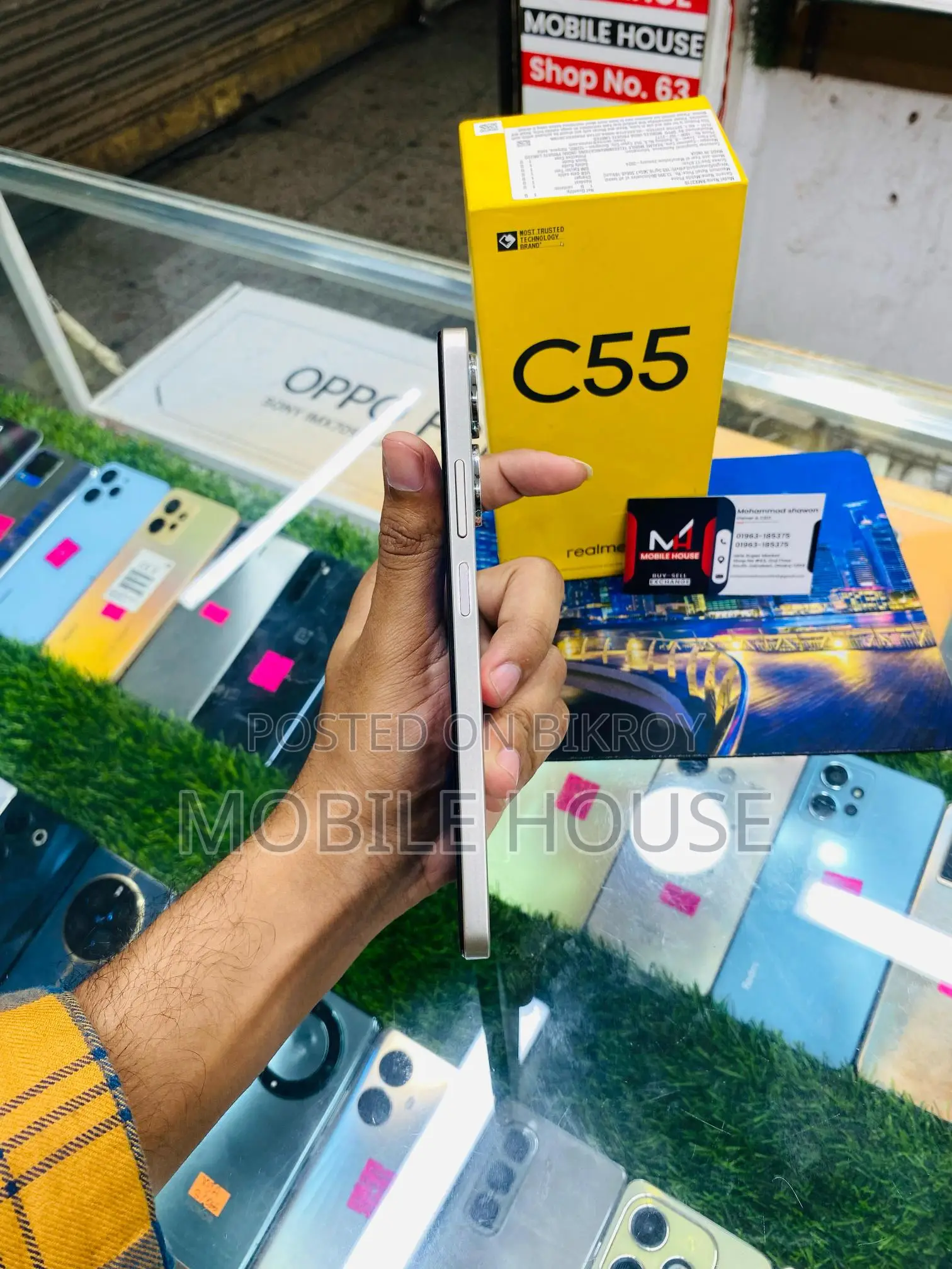 Realme C55 8 /128 full box (Used)
