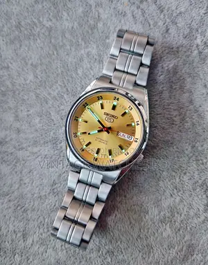 SEIKO 5 Glowing Champagne Dial JAPAN