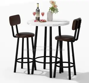 Bar Height Table and Chairs Set - 06