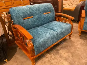Aesthetic Design Wooden Sofa Set
