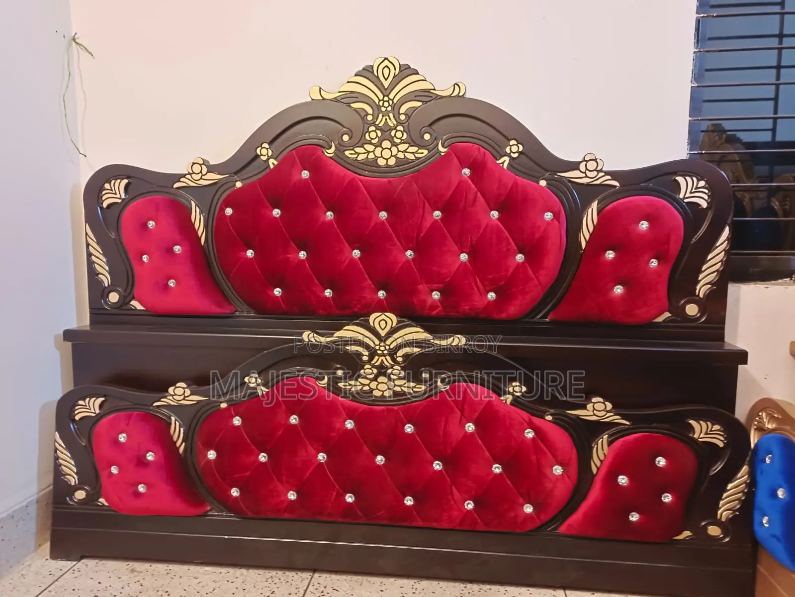 NEW BED 5/7 & 6/7 FEET VELVET. M # 277