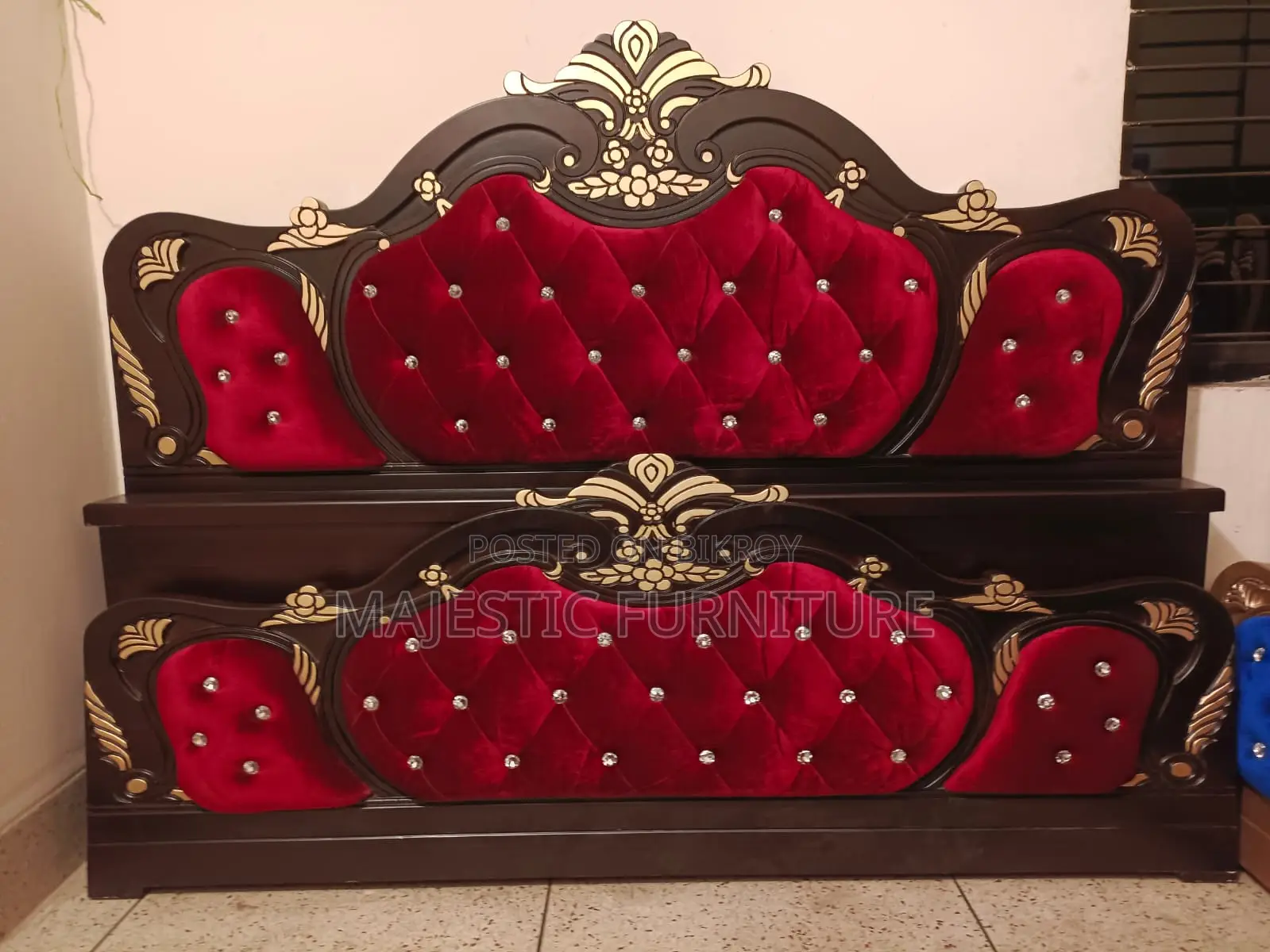 NEW BED 5/7 & 6/7 FEET VELVET. M # 277