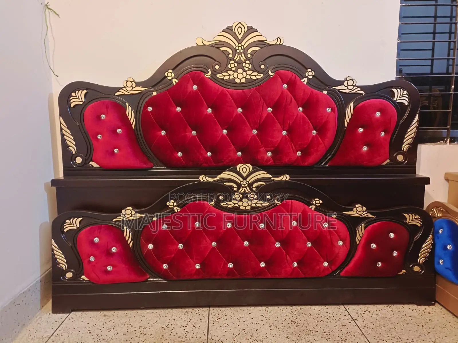 NEW BED 5/7 & 6/7 FEET VELVET. M # 277