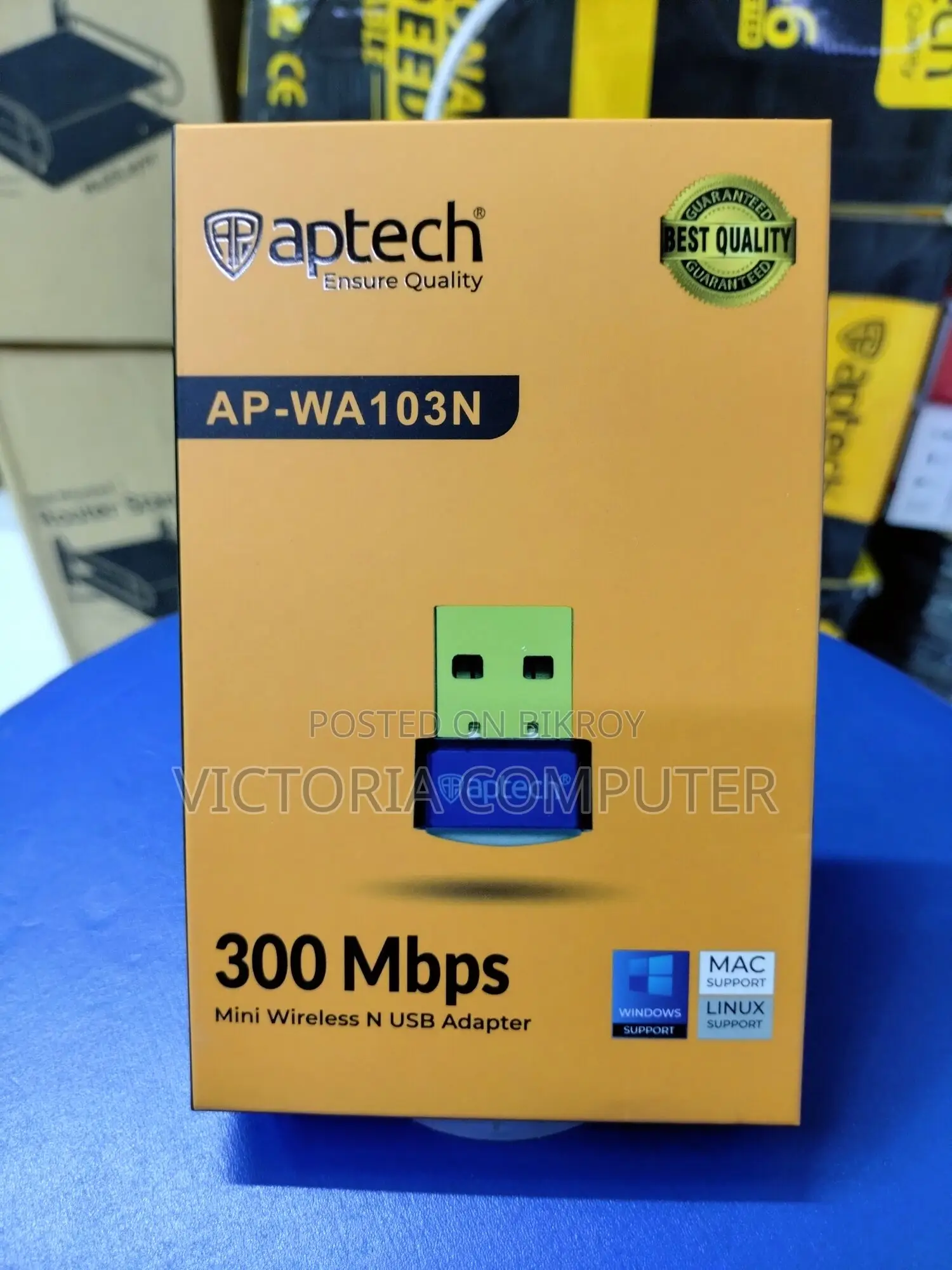 Aptech Ap-wa115 Mini Wireless Ac Usb Adapter.