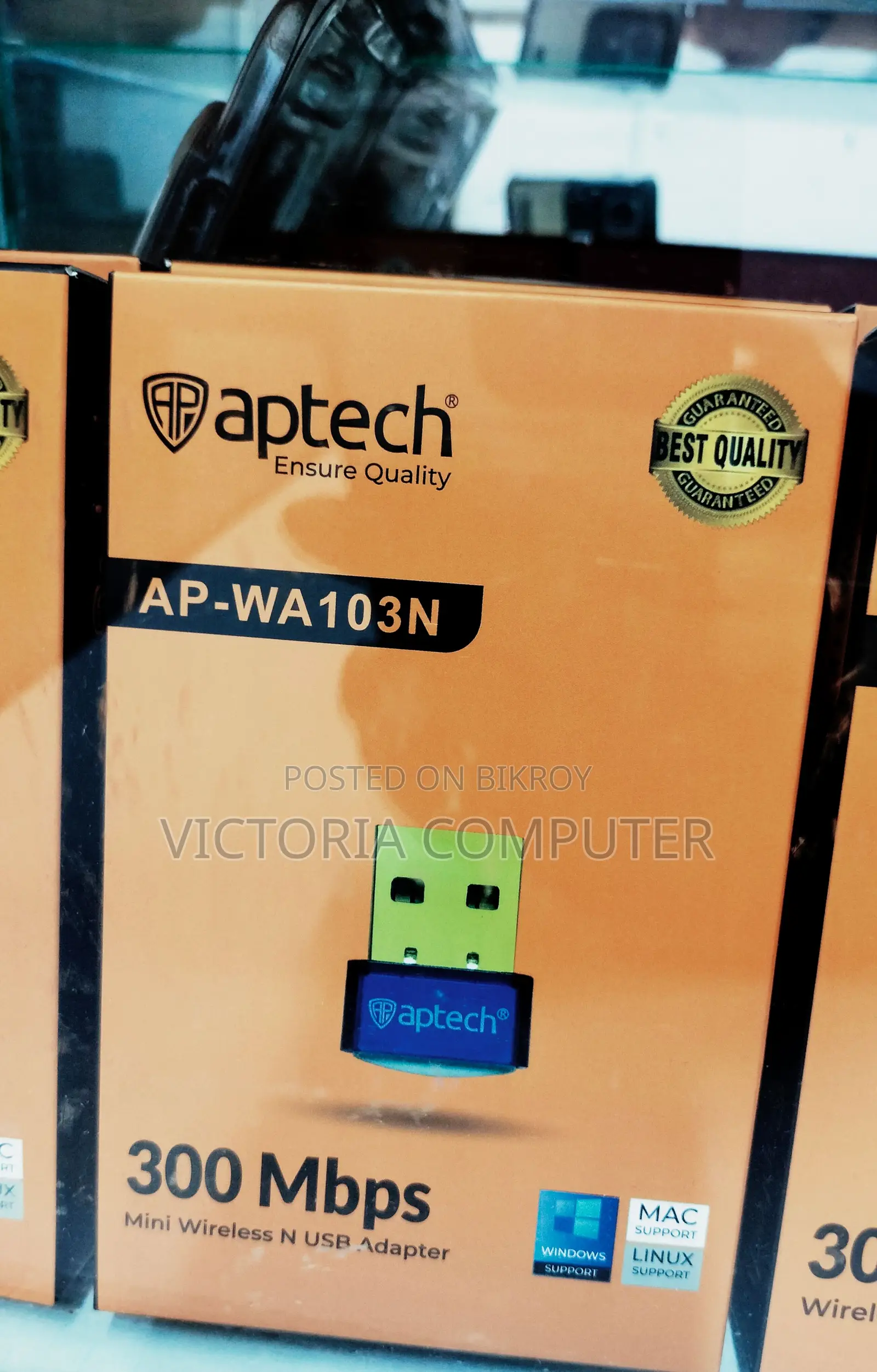Aptech Ap-wa115 Mini Wireless Ac Usb Adapter.