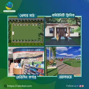 1450 বর্গফুট ফ্ল্যাট বিক্রি ঘাটার চর লাবনী পয়েন্টে রিভারভিউ প্রজেক্টে