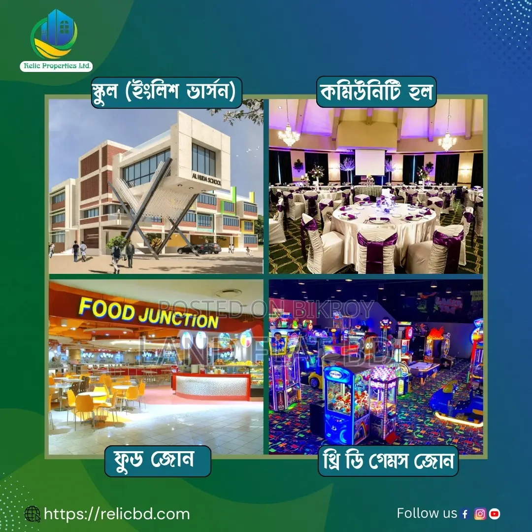 1450 বর্গফুট ফ্ল্যাট বিক্রি ঘাটার চর লাবনী পয়েন্টে রিভারভিউ প্রজেক্টে