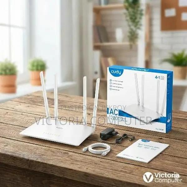 AC1200 Dual Band WiFi Router.