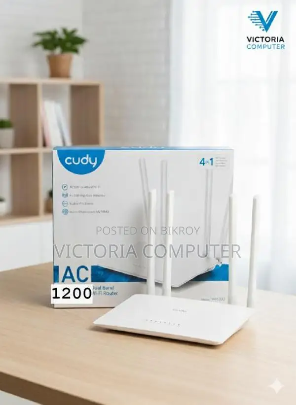 AC1200 Dual Band WiFi Router.